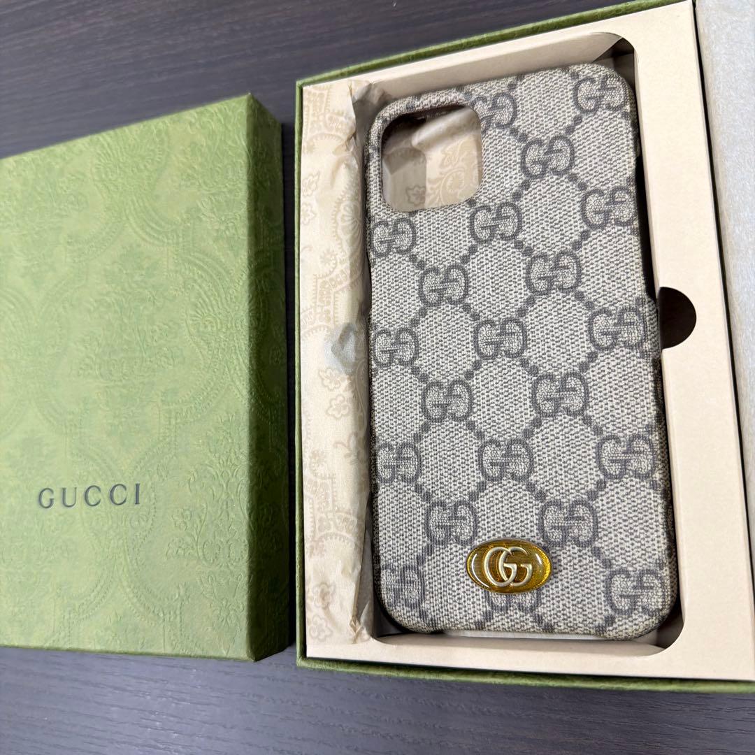 GUCCI GGパターン iPhoneケース
