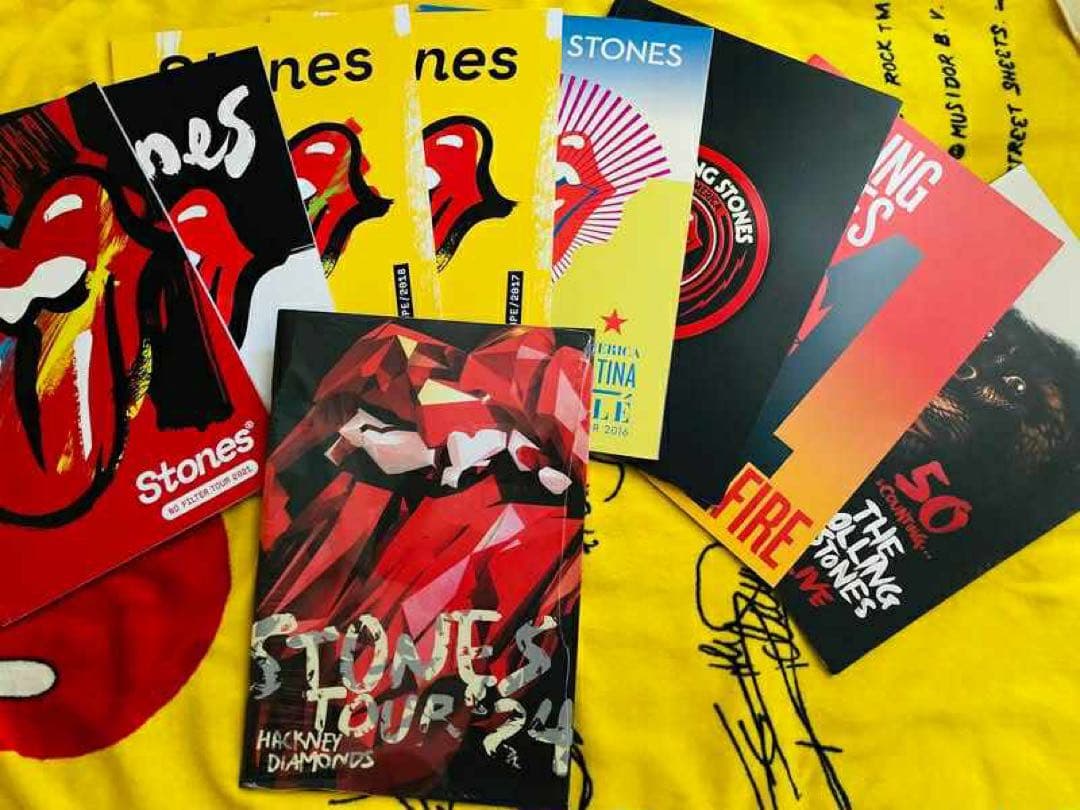 【ツアーパンフ】ローリングストーンズワールドツアー公式パンフレット9種 1512