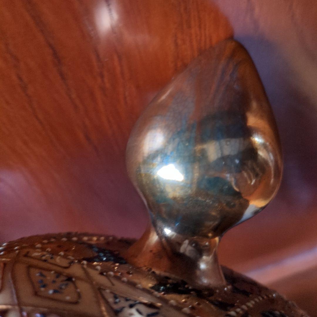 九谷焼 大香炉 三足 青粒 骨董 工芸品 古美術 アンティーク