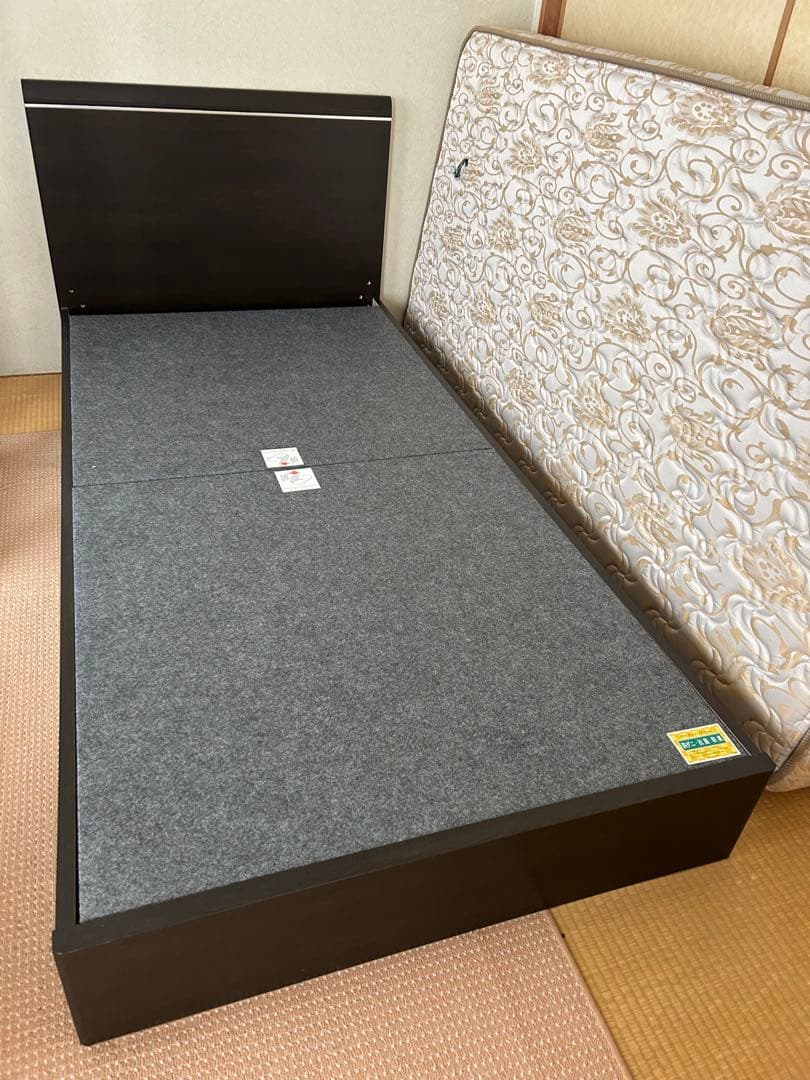 【Y MI】シングルベッド（マットレス付）