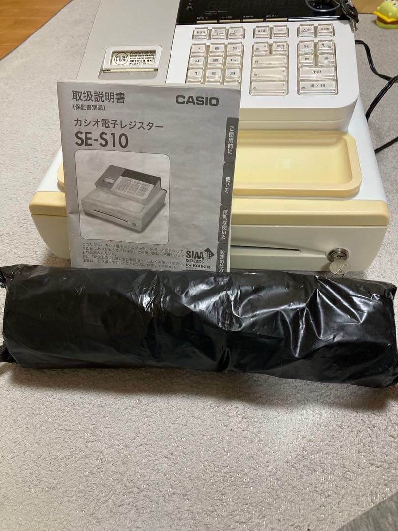 CASIO SE-S10デジタルレジスター動作確認済み レシートロール紙付き