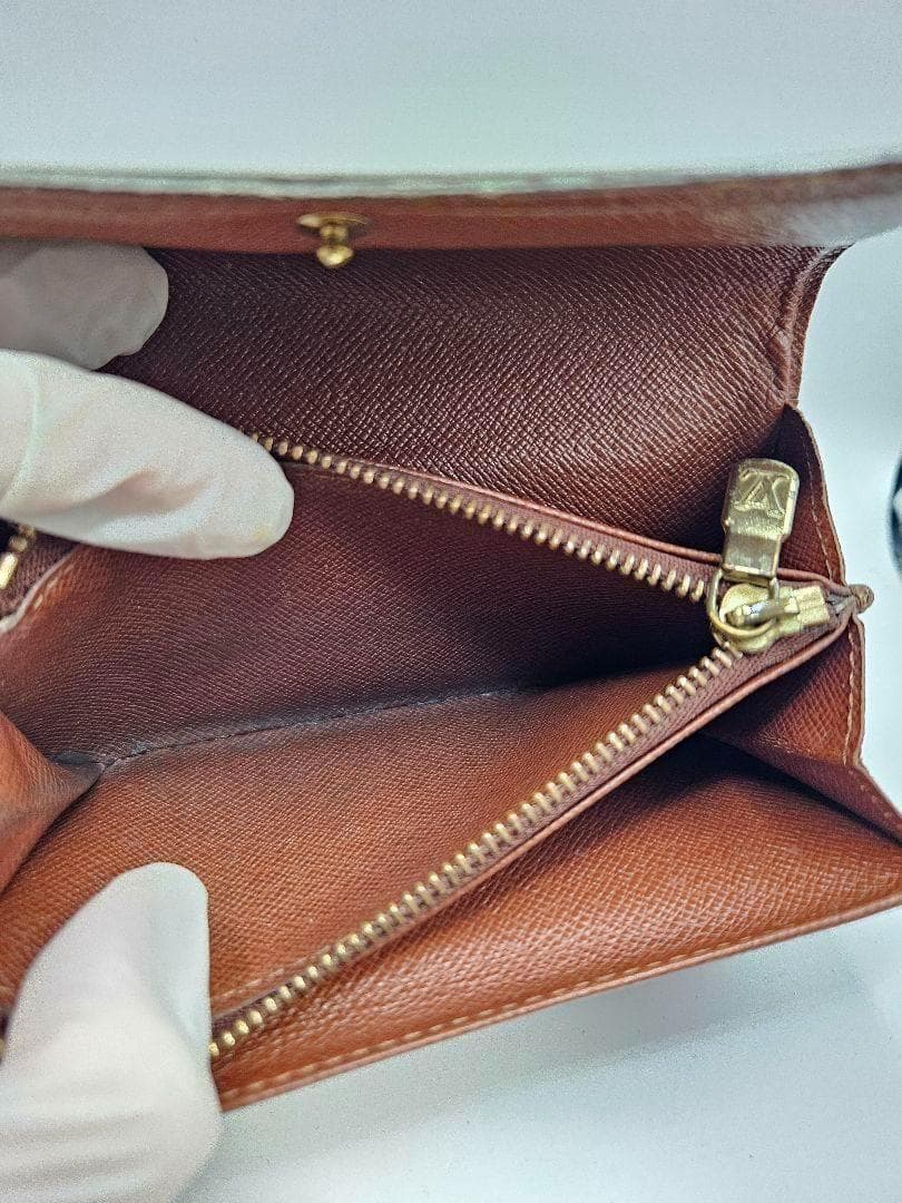 ルイヴィトン モノグラム ポルトモネ・ジップ 二つ折り財布 M61735