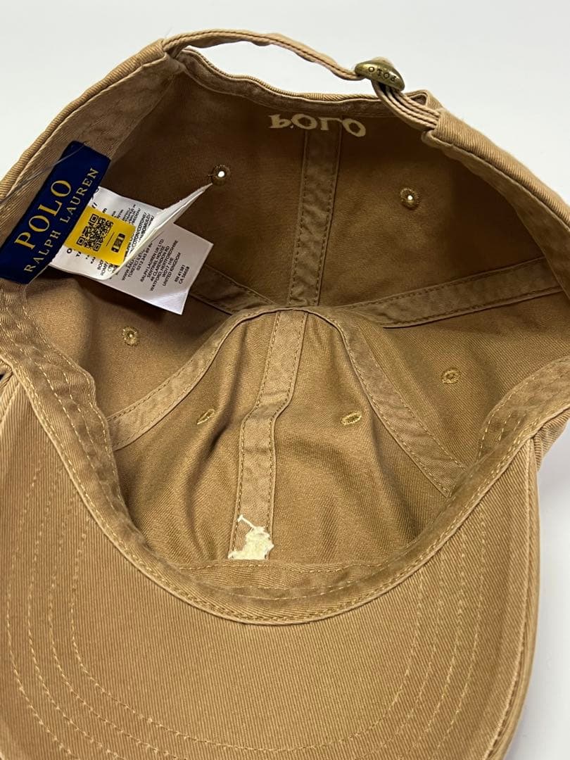 【新品・正規品】POLO Ralph Laurenカーキ ベースボールキャップ