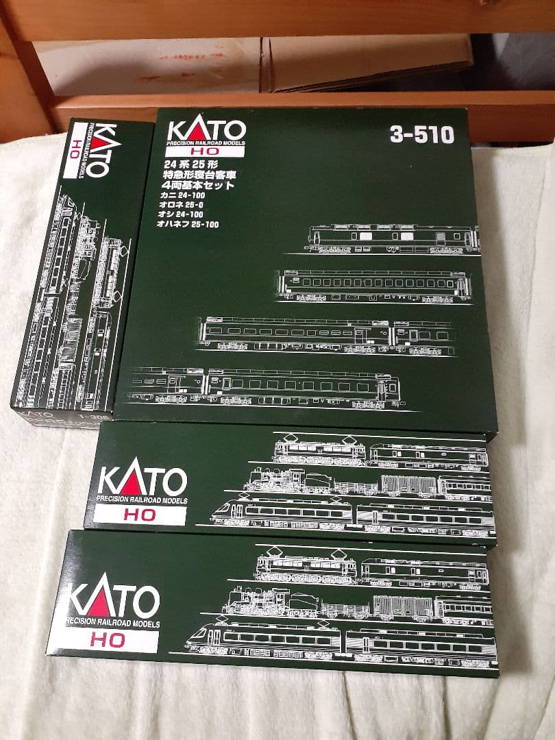 KATO HOゲージ EF65-1000 24系25形 7両セット