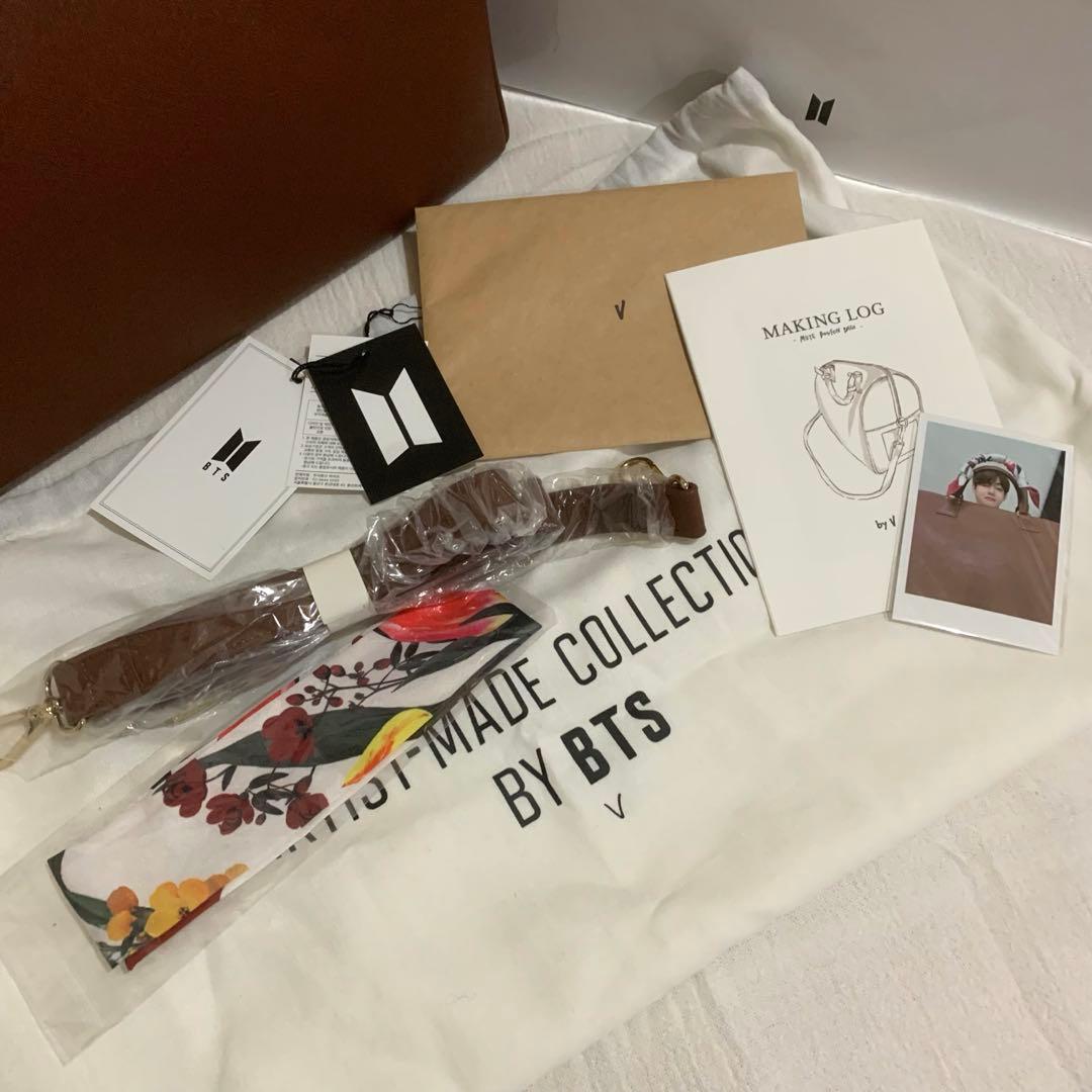 【公式・新品未使用】BTS V ボストンバッグ MUTE BOSTON BAG