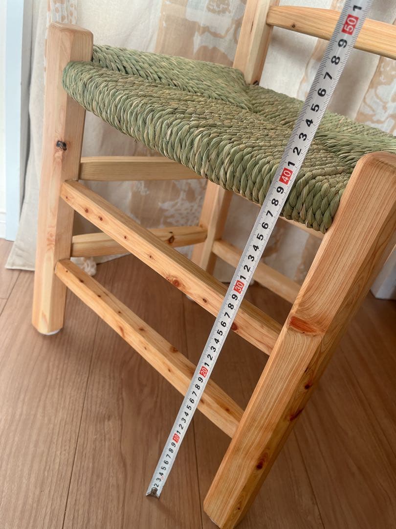 ゴッホの椅子　木製椅子　い草
