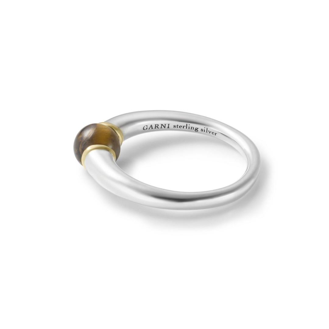 【GARNI】Baroque Ring BROWN 15号