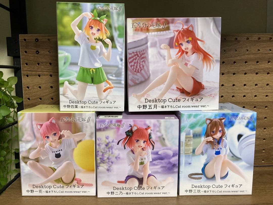 五等分の花嫁 フィギュア 中野一花 二乃 三玖 四葉 五月 Cat ５種