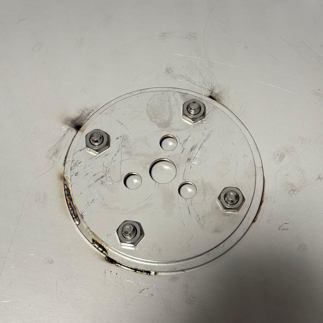 ステンレスコーヒーテーブル サイドテーブル ヘアライン仕上げ カフェ バルコニー