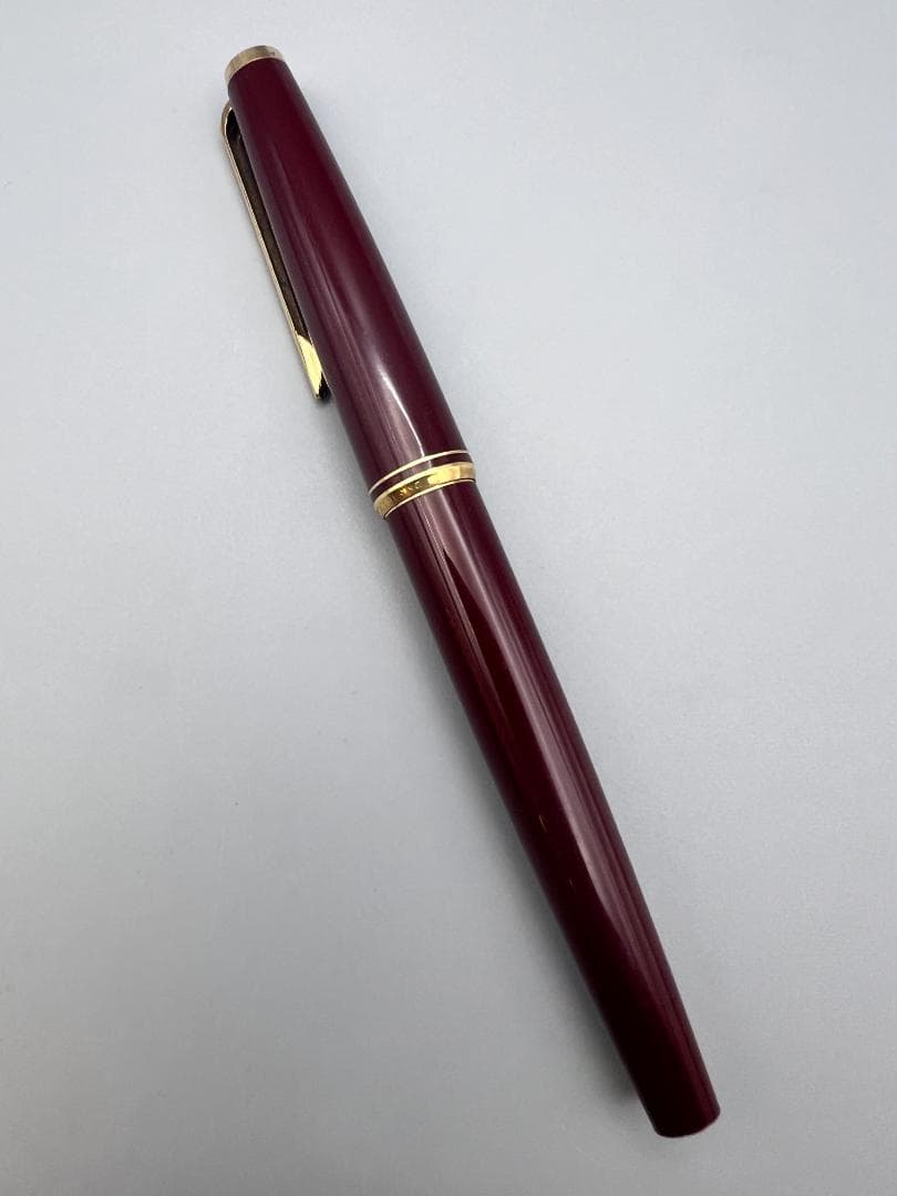 【海】Montblanc モンブラン K14 万年筆 585 ボルドー色