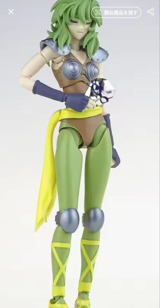 聖闘士聖衣神話サイズ　白銀聖闘士　蛇遣い星座　シャイナ　新規造形フェイス付き