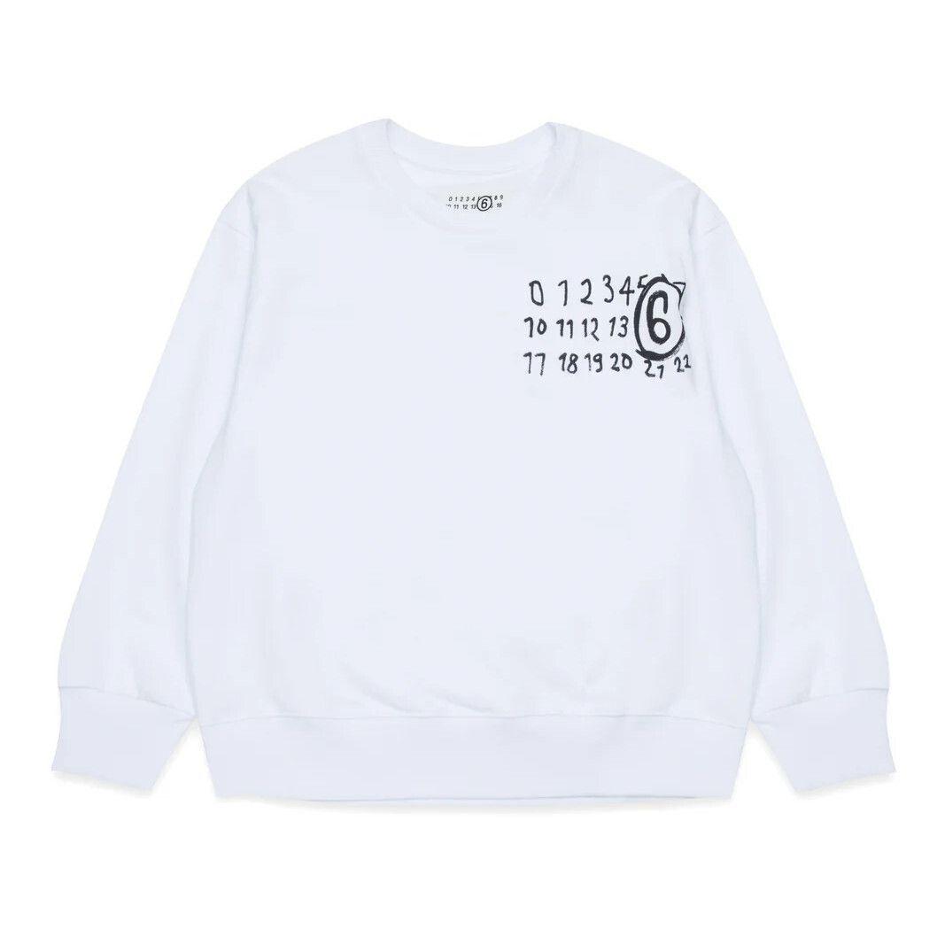 大人もOK！ MM6 Maison Margiela ,ナンバーロゴ スウェット