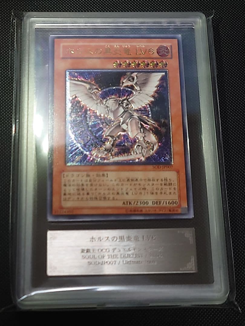 遊戯王 ホルスの黒炎竜LV6 レリーフ ars9