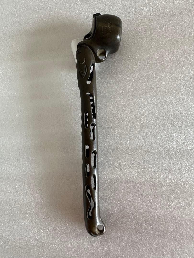 龍文堂造　銅矢立　銀象嵌