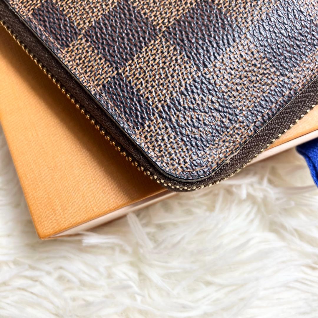 【美品】ルイヴィトン＊ダミエ ジッピー コンパクト N60028