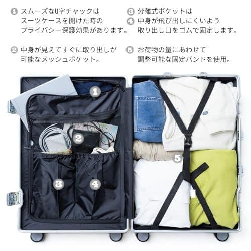 【16日まで値下げ！】スーツケースМ/黒/新品/ブラック/軽量/旅行