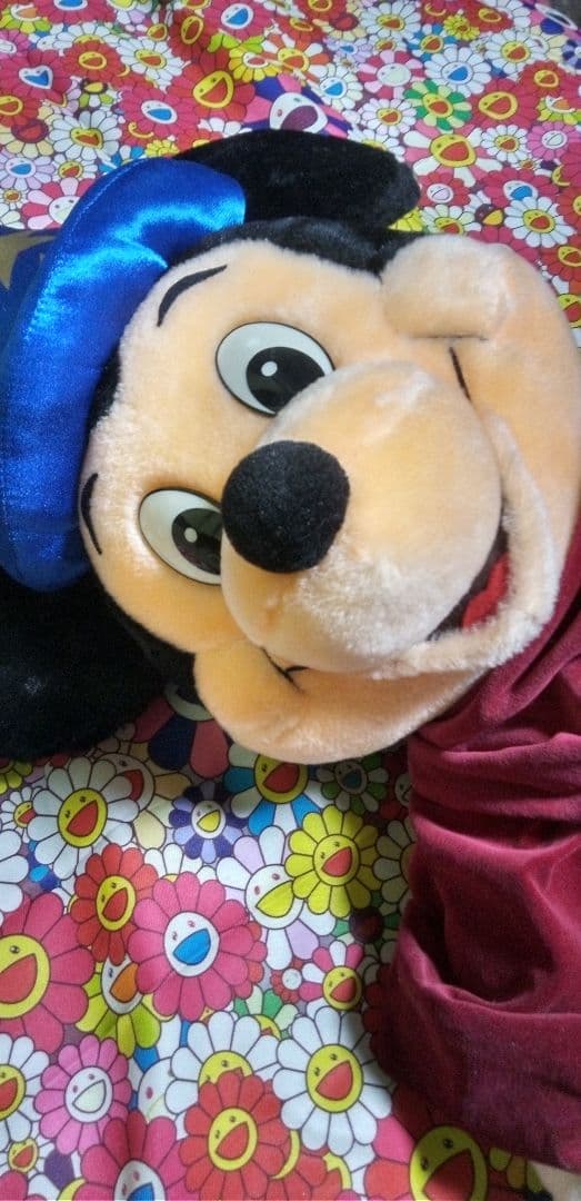 ♥超特大♥1988年♥美品♥ディズニーランド5周年♥ミッキーマウス♥ぬいぐるみ♥