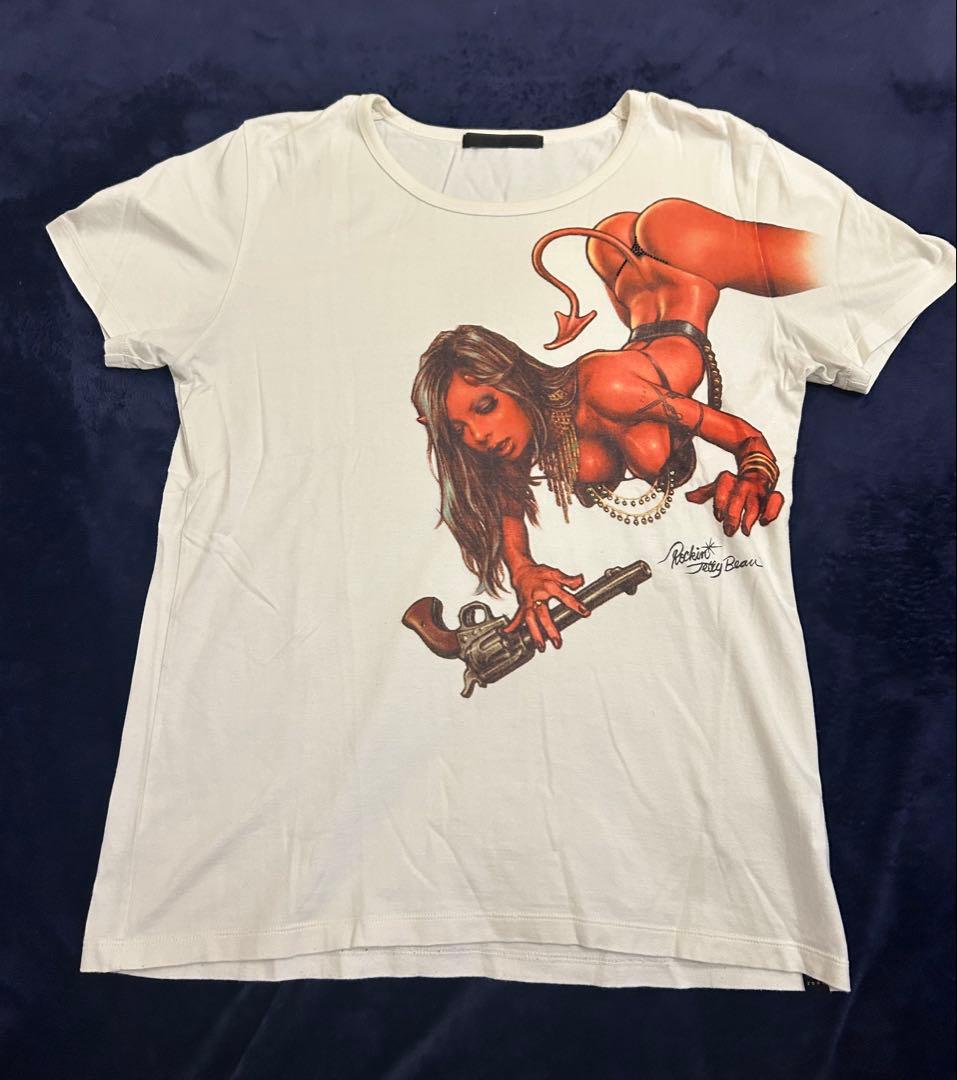 m*u様 roar × Rockin' Jelly Bean コラボTシャツ サ