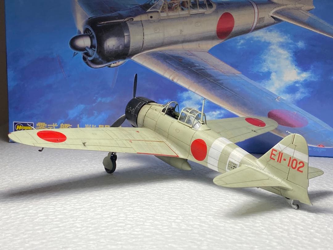 完成品　零式艦上戦闘機21型 空母　瑞鶴所属撃墜王　岩本徹三　零戦