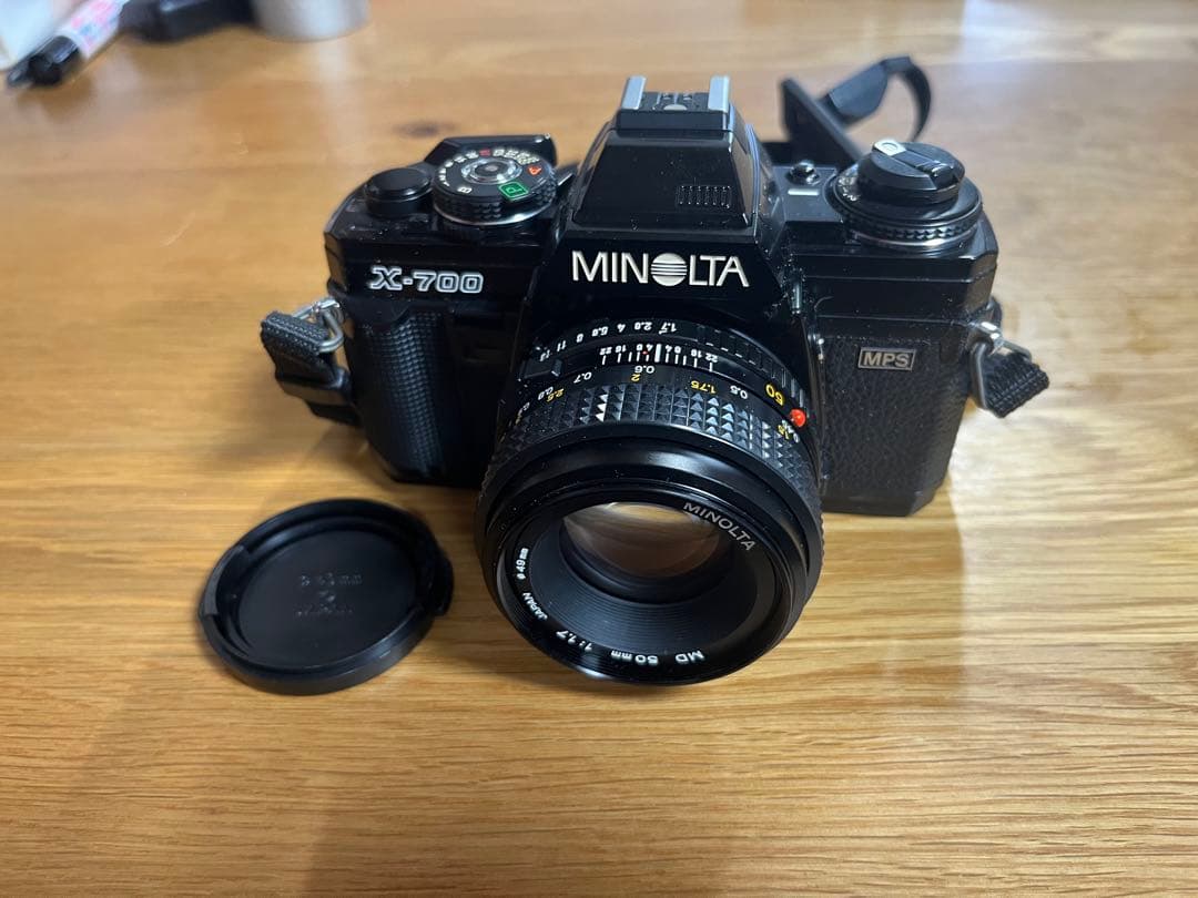 MINOLTA X-700 一眼レフカメラ 50mmレンズ付き