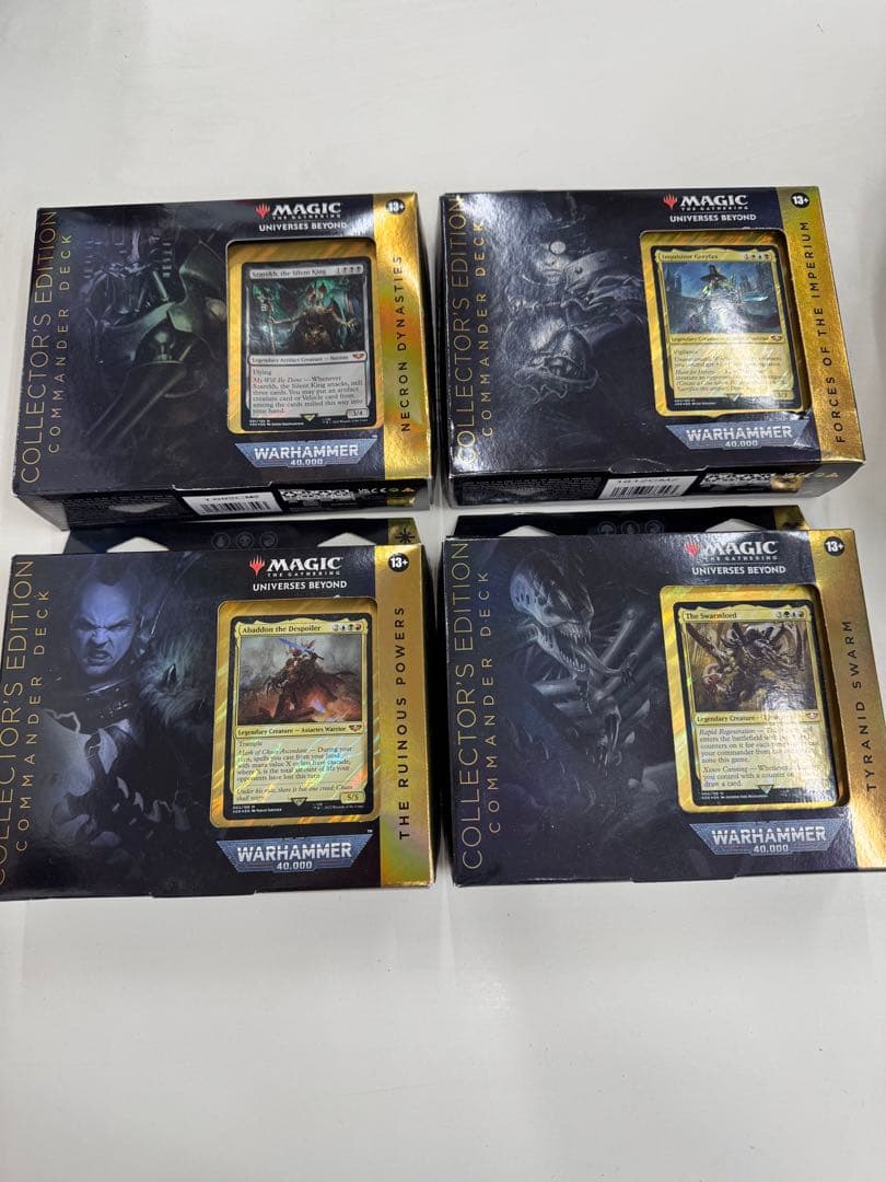 MTG 統率者デッキ ウォーハンマー 英語版 4種セット