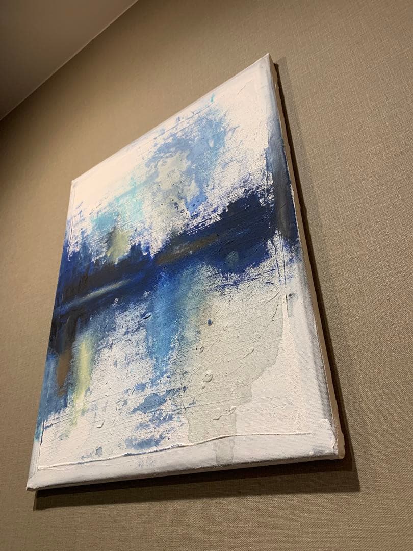 絵画　抽象画　モダンアート　インテリア　50 x 40 cm