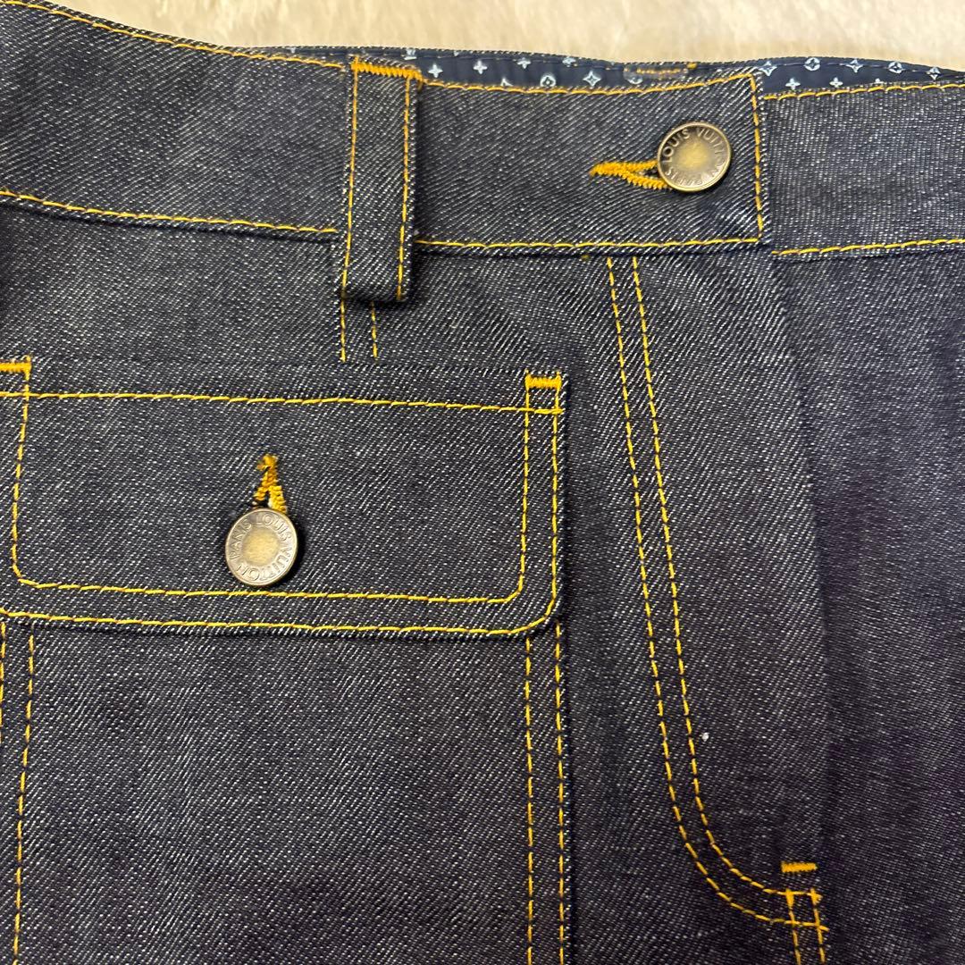 ルイヴィトン❣️未着用ダークデニム タイトスカート34