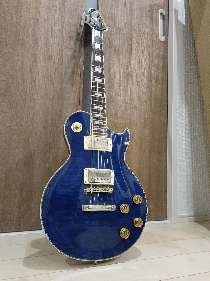 Aria Pro Ⅱ PE-DLX　ブルー　エレキギター 美品