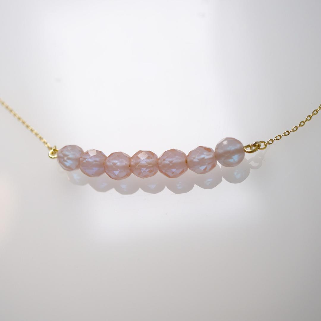 【専用】アンティークサフィレット　7粒ビーズネックレス