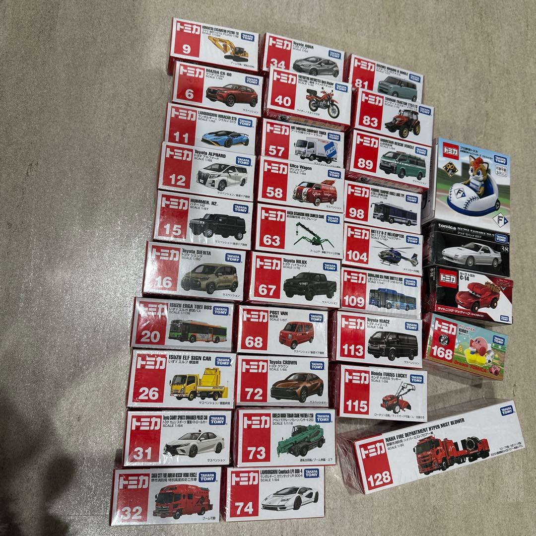 トミカ　まとめ売り　33台　プレミアトミカ　カーズ　プロ野球　カービィー