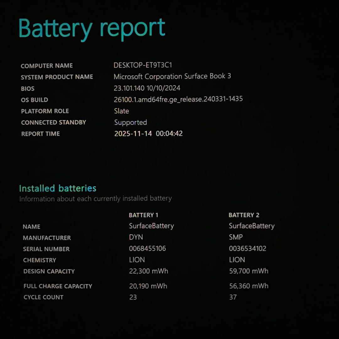 【準新品】 Surface Book3 i7 32G/1TB Office