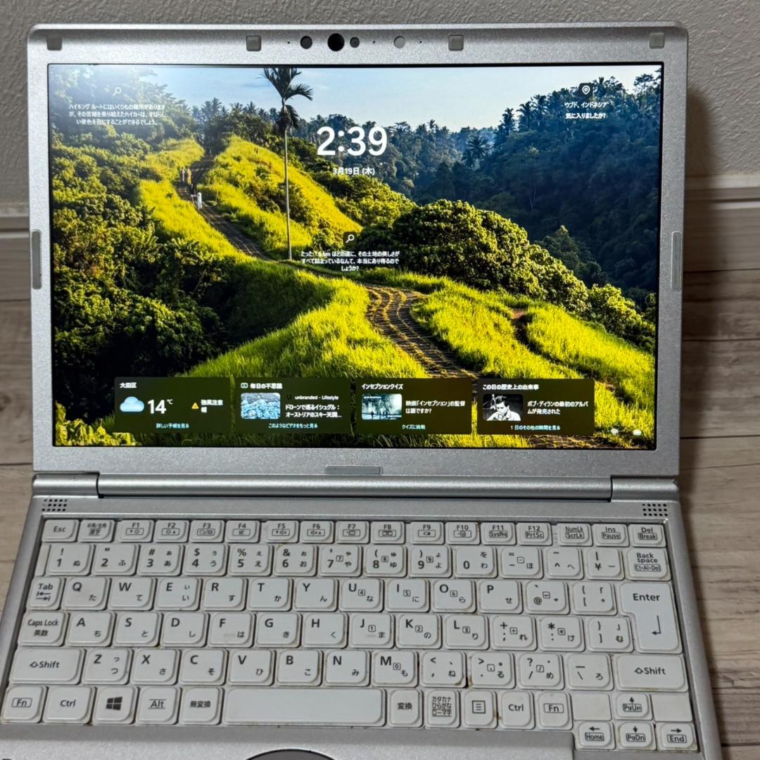 薄型軽量タブレットPC 10世代 i5 レッツノート メモリ8G SSD256G