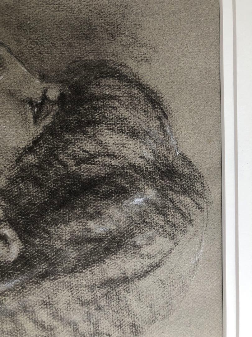 鑑定団　山岸正巳（安井曽太郎一番弟子）パステル画　絵画　真筆肉筆　直筆サイン落款