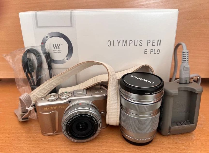 【美品】 OLYMPUS PEN E-PL9 EZダブルズームキット