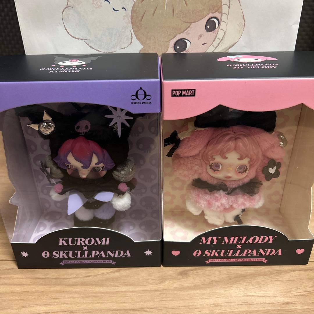 み*ん様 POPMART skullpanda マイメロディ クロミ 2種類セッ