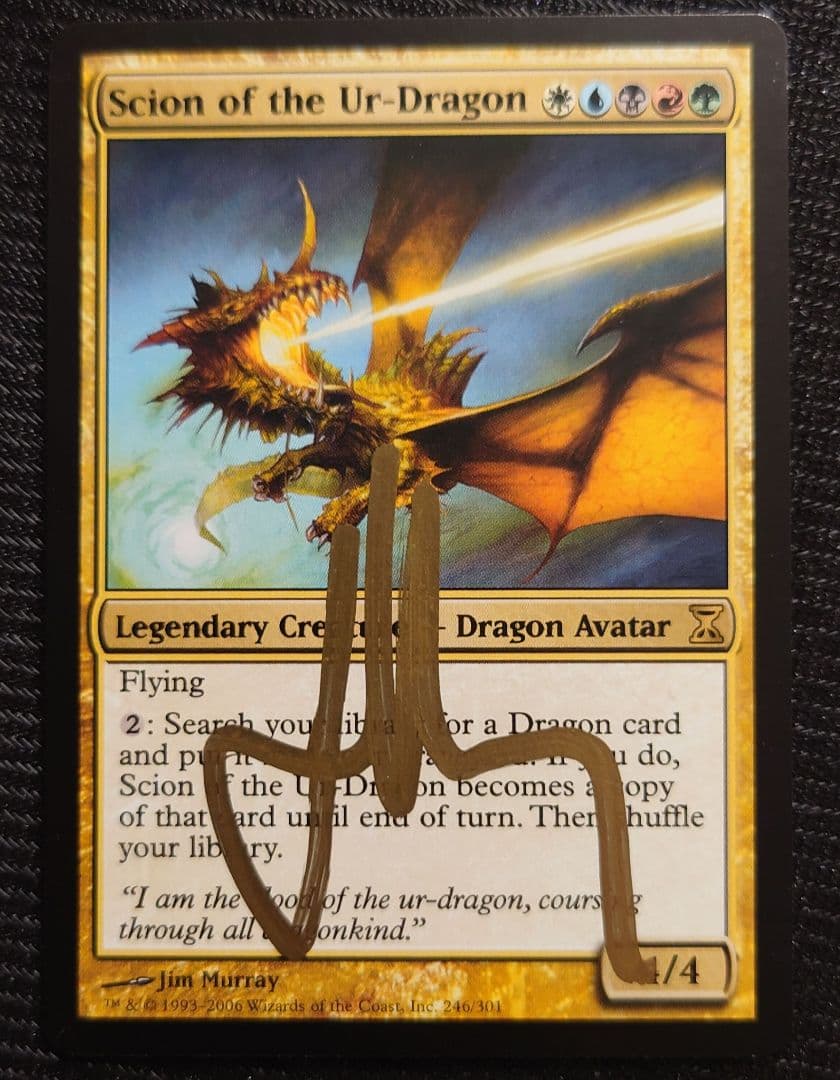 mtg 稀少 サインド 英語版 始祖ドラゴンの末裔 tsp