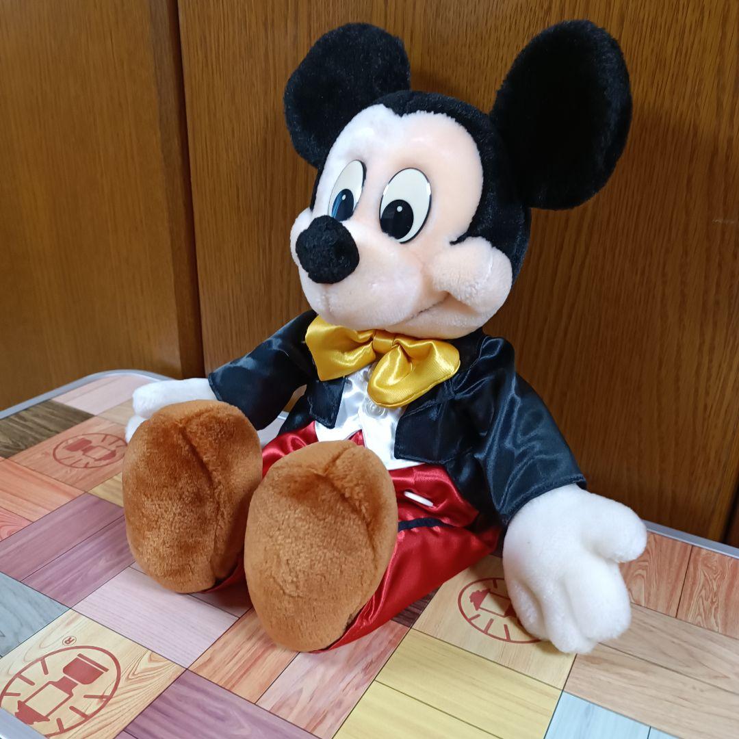 ミッキーマウス ぬいぐるみ レトロ　当時モノ