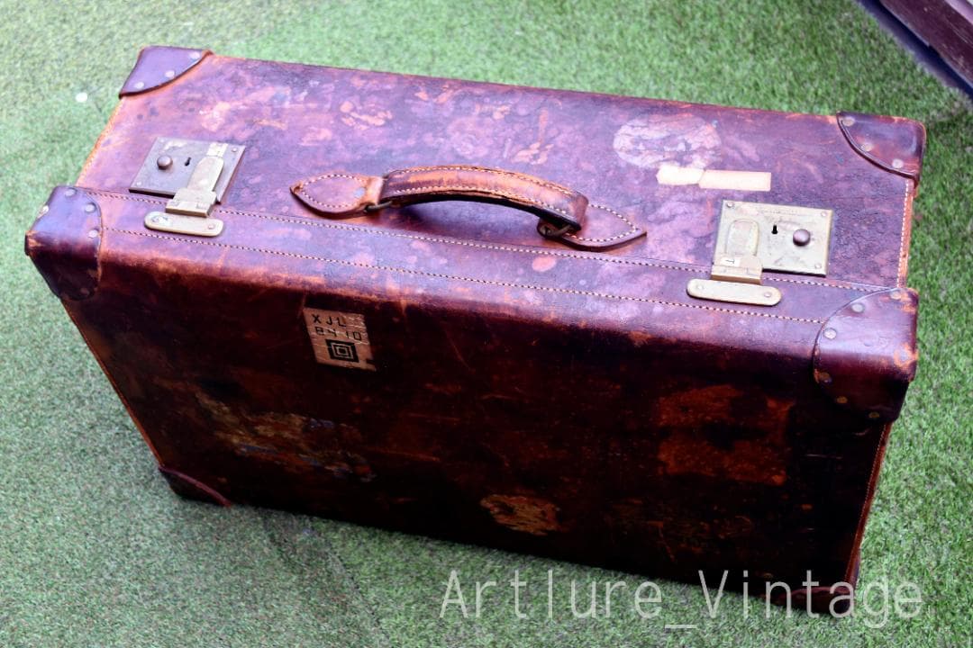 希少希少ヴィクトリア時代の旅行鞄 英国 LANSDOWNE LUGGAGE-ｙｈ