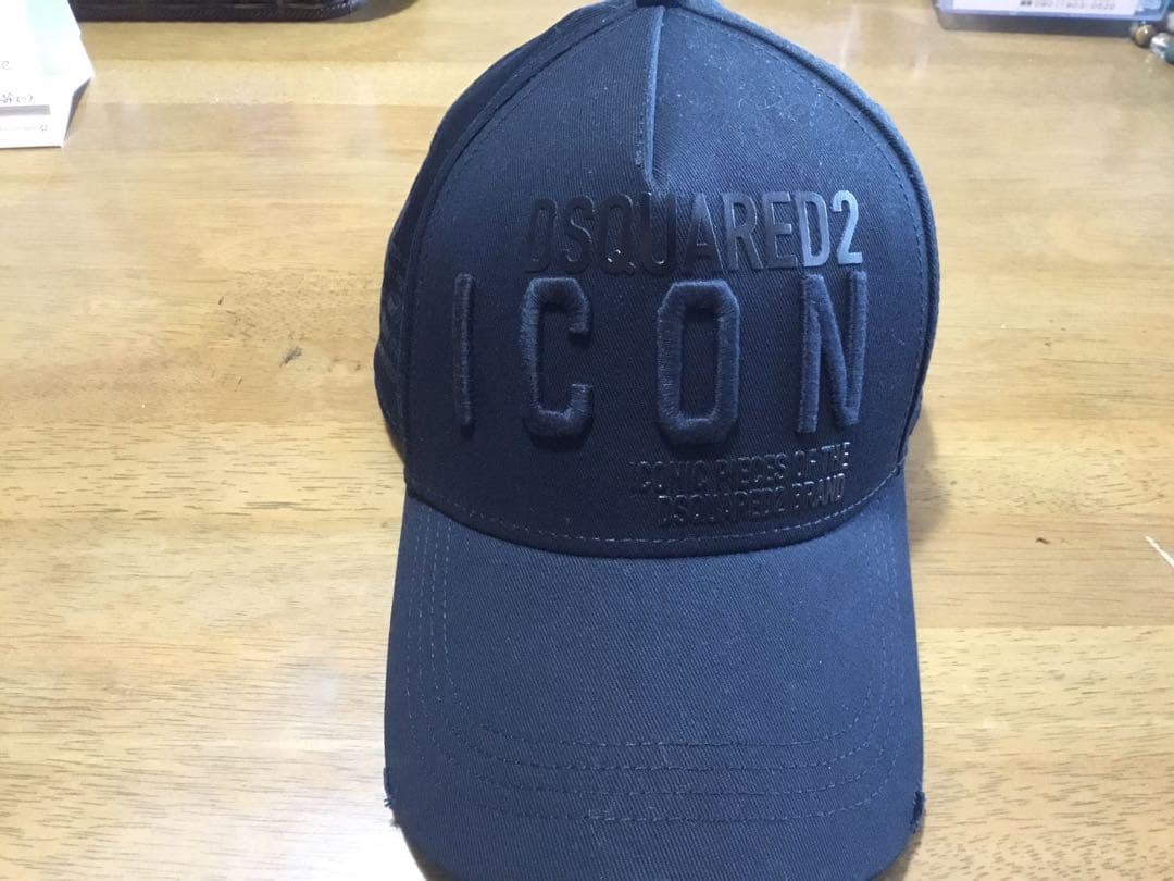 【未使用】DSQUARED2 ICON ブラックキャップ