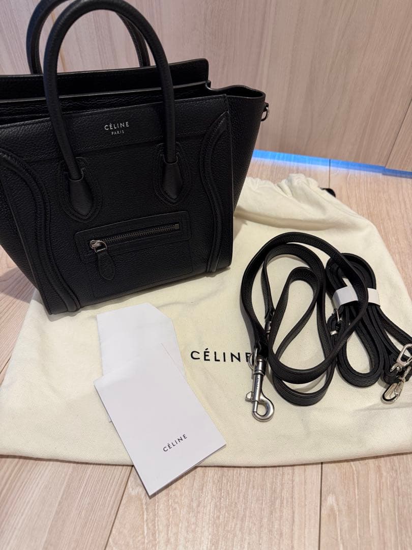 CÉLINE ラゲージナノ　ブラック