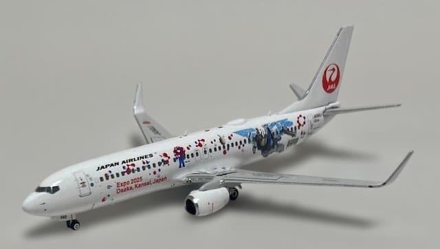 航空機・ヘリコプター JAL B737-800 JA324J GunDAM