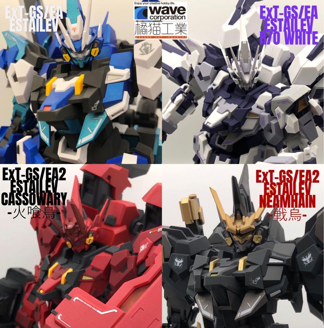 Z*X 改修塗装済完成品 1/100 wave エストエイル4機種 MG級