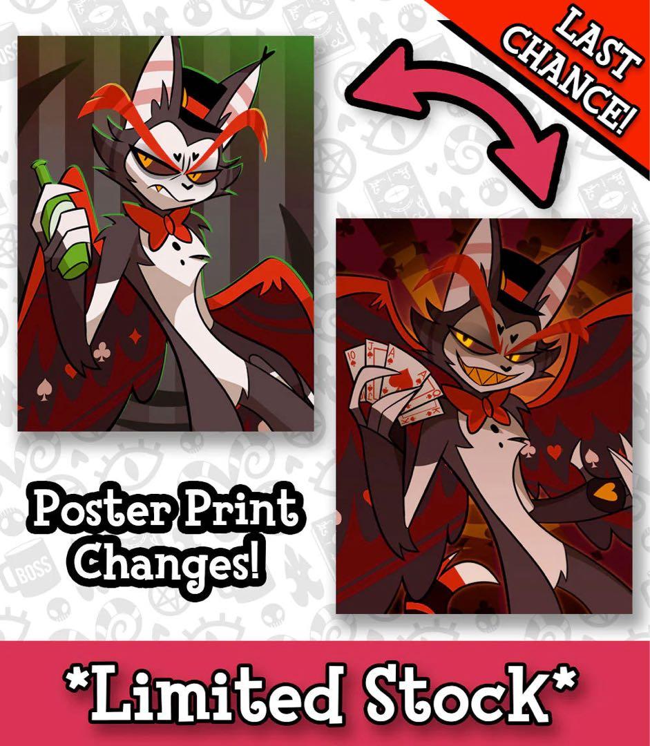 Hazbinhotel ハズビンホテル　レンチキュラーポスター　ハスク