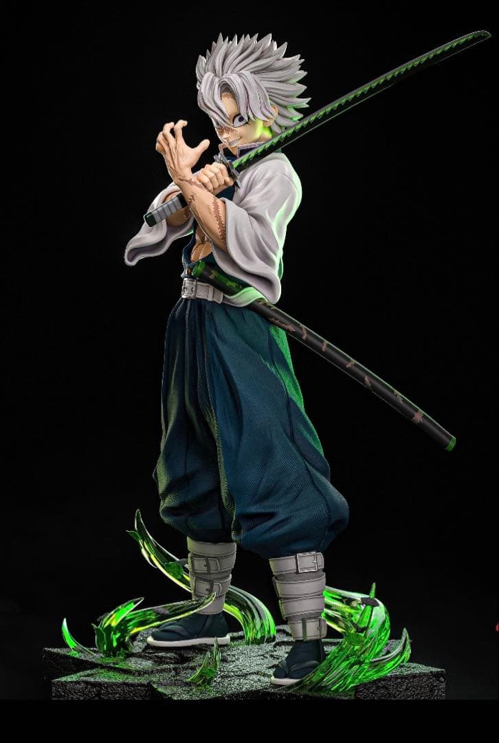 ガレージキット　鬼滅の刃　ガレキ　未塗装未組立　1／6スケール　不死川実弥　鬼滅