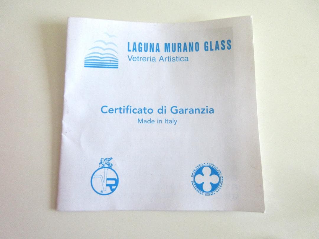 ラグーナ・ムラノ★ベネチアンペアグラス★24金装飾