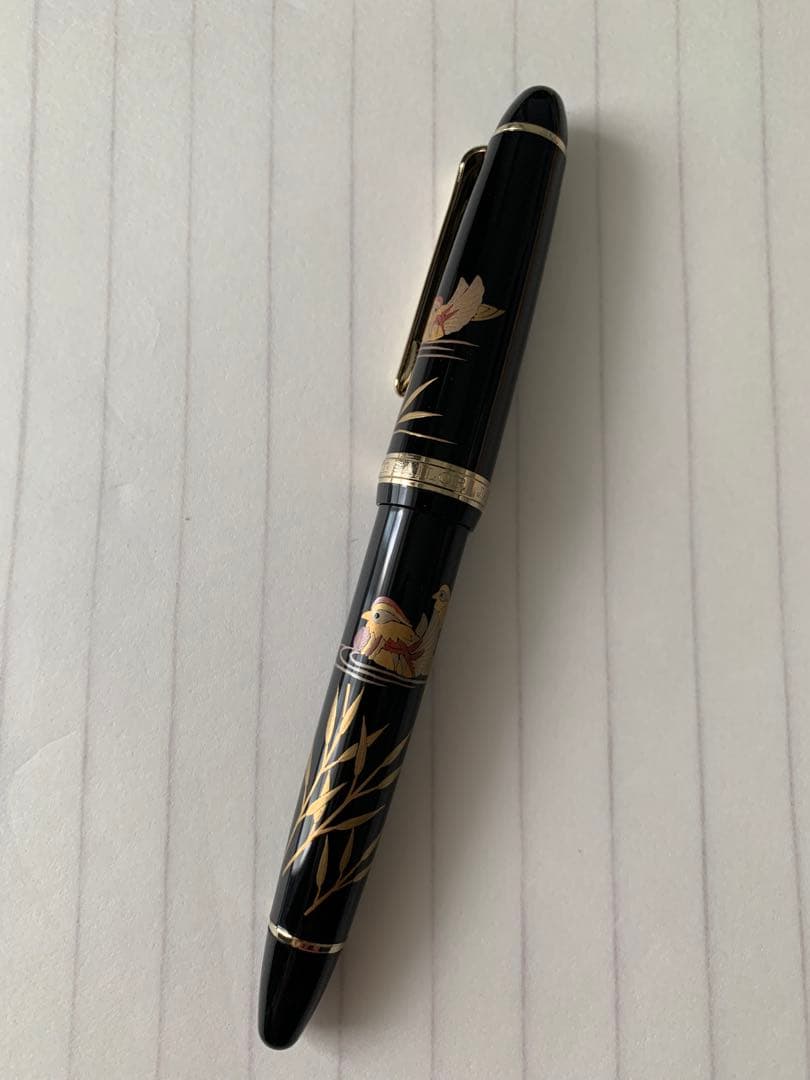 セーラー 14K 万年筆 香仙蒔絵 鴨