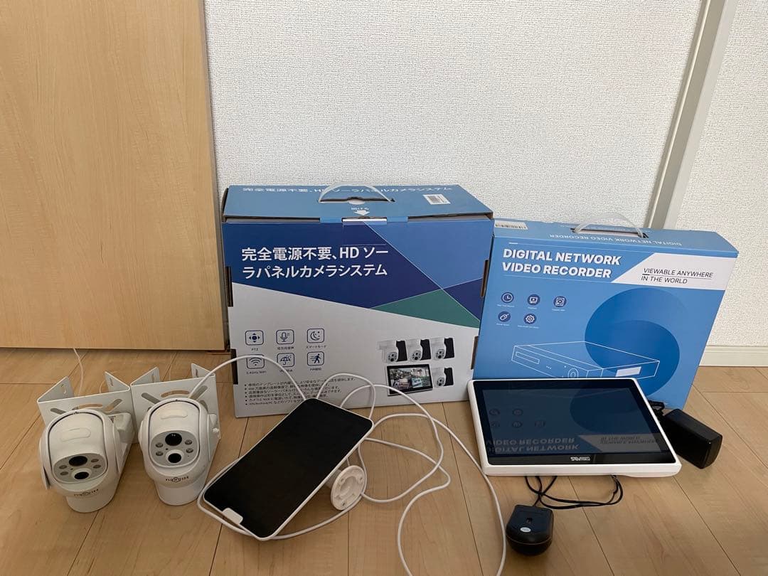 HDソーラー防犯カメラセット