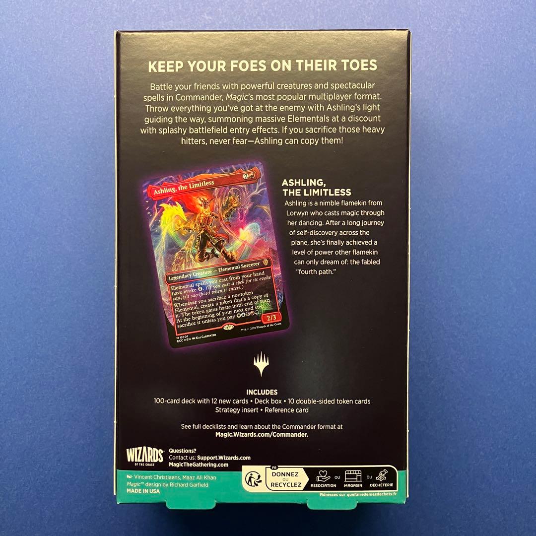 MTG 統率者デッキ エレメンタルの舞踊 英語版 未開封