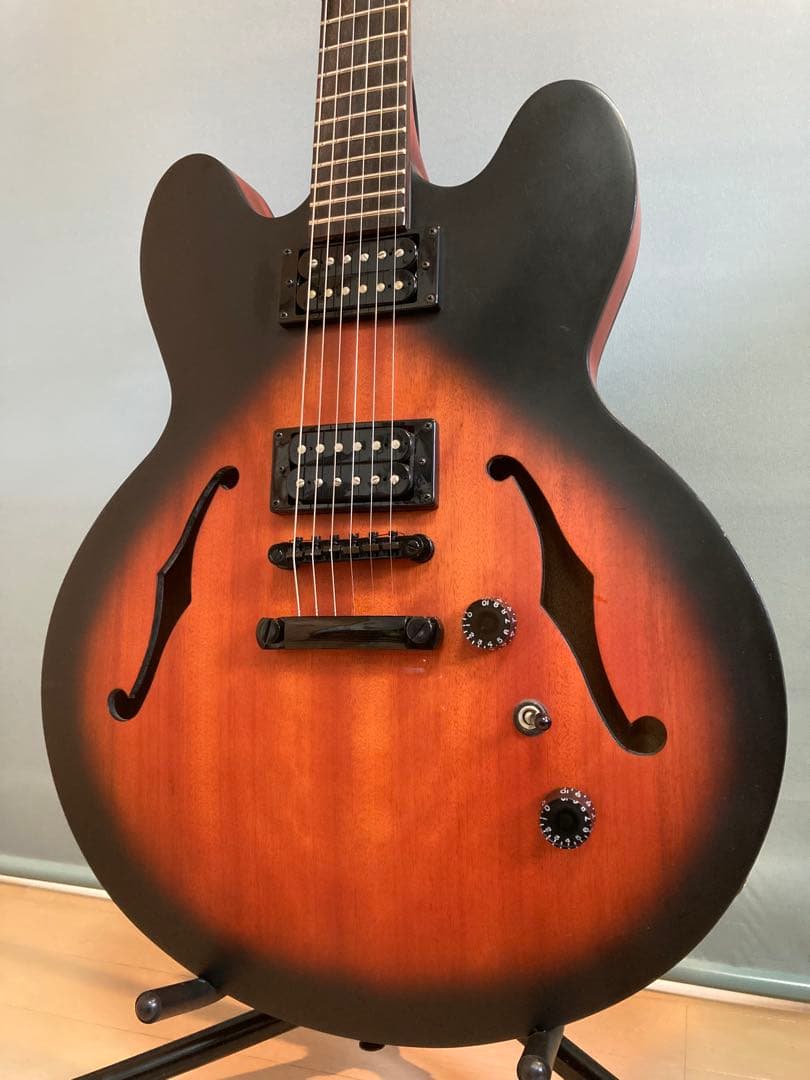 Epiphone エピフォン dot studio WS セミアコ　調整済み