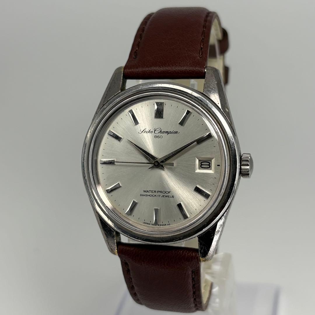 SEIKO セイコー チャンピオン860 64年製 手巻腕時計 当時物尾錠付